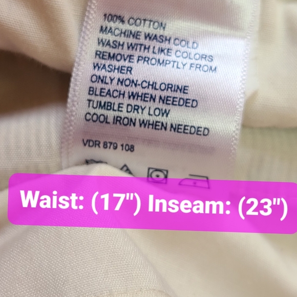 Pin Striped Capri Pants by Nautica Size 10 - Picture 9 of 9